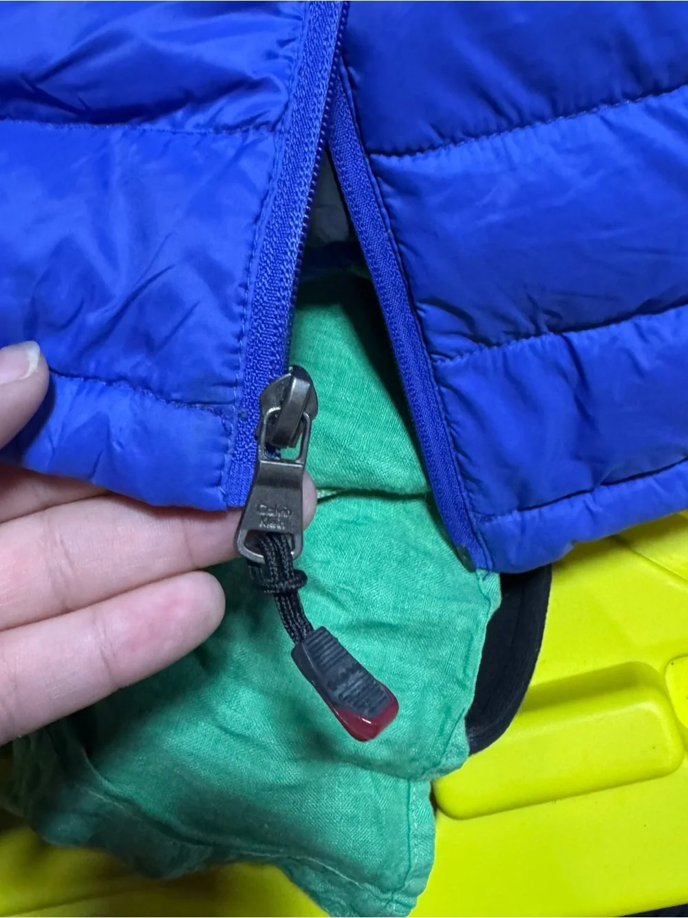 Calvin Klein Blue Packable Lightweight Puffer Down Winter Jacket